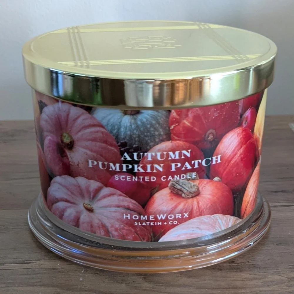 HomeWorx Autumn Pumpkin Patch Scented Candle